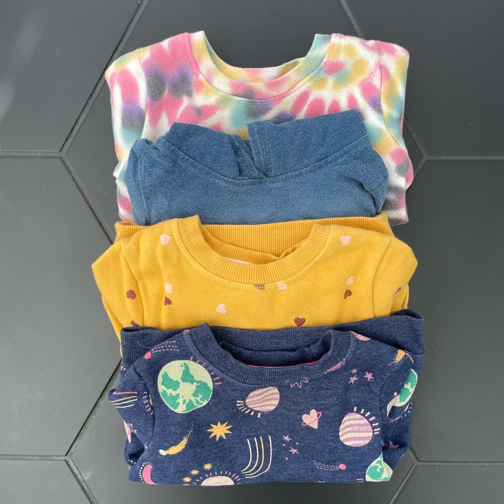 Cat & Jack/Garanimal Sweatshirt Bundle